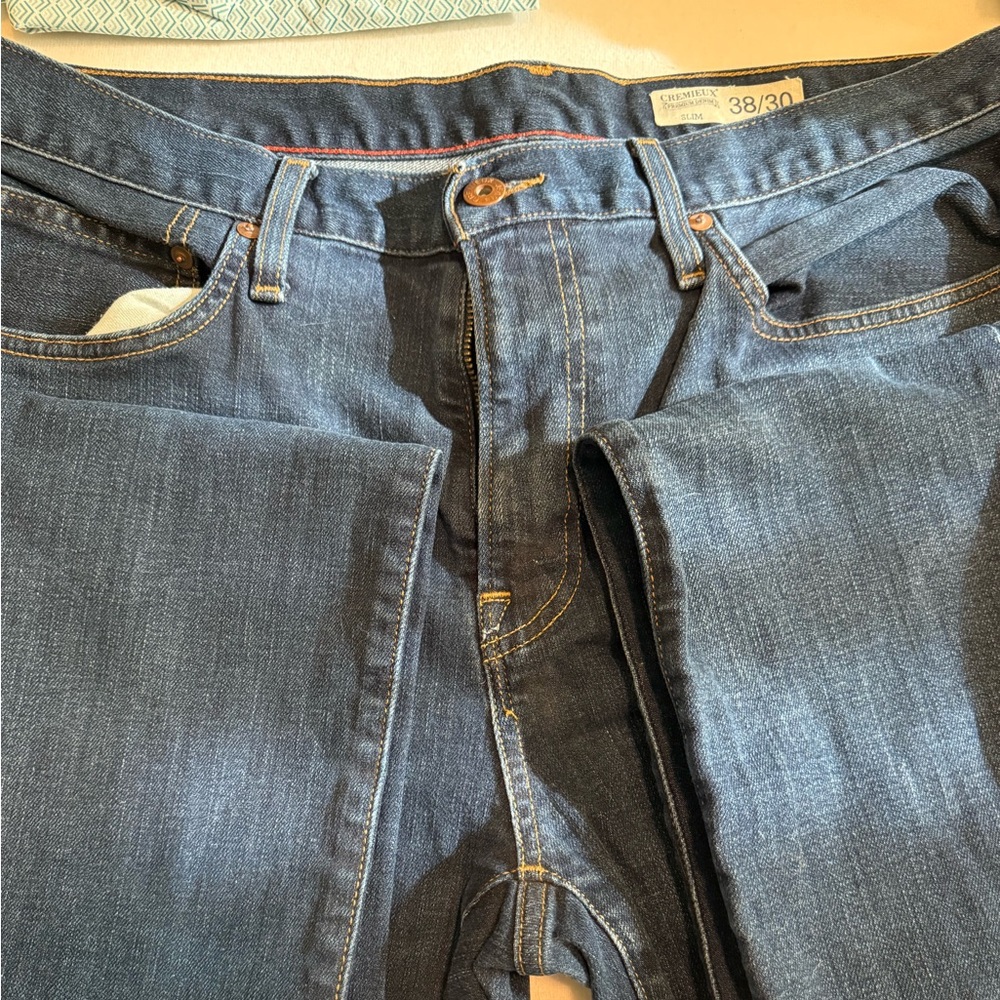 Daniel Cremieux Dark Blue Straight Jeans